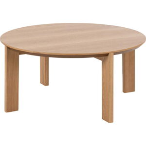 Konferenční stolek s dubovou dýhou Actona Maxime, ø 90 cm