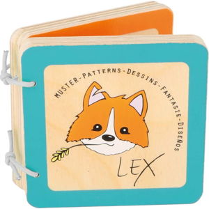 Dětská dřevěná knížka Legler Lex the Fox