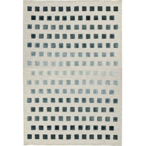 Koberec Asiatic Carpets Theo Silvery Squares, 120 x 170 cm
