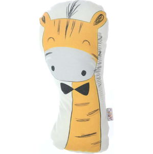 Dětský polštářek s příměsí bavlny Mike & Co. NEW YORK Pillow Toy Giraffe, 17 x 34 cm