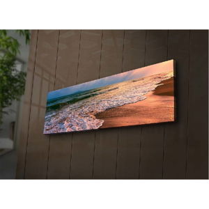 Podsvícený obraz Wallity Beach, 90 x 30 cm