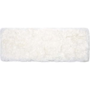 Bílý koberec z ovčí vlny Royal Dream Zealand Long, 70 x 190 cm