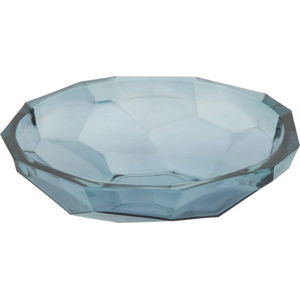 Modrá miska z recyklovaného skla Mauro Ferretti Stone, ø 34 cm