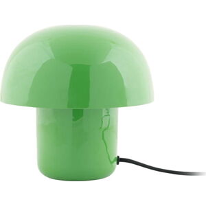 Zelená stolní lampa s kovovým stínidlem (výška 20 cm) Fat Mushroom – Leitmotiv