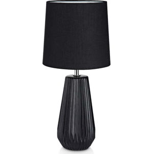 Černá stolní lampa Markslöjd Nicci, ø 19 cm