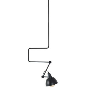 Černé závěsné svítidlo s kovovým stínítkem 60x60 cm Coben - CustomForm