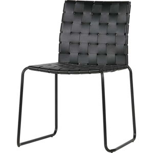 Sada 2 černých jídelních židlí BePureHome Icon