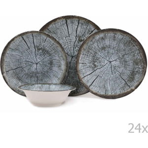 24dílná sada porcelánového nádobí Kutahya Caresso