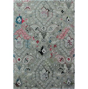 Šedý ručně tkaný koberec Flair Rugs Persian Fusion, 200 x 290 cm