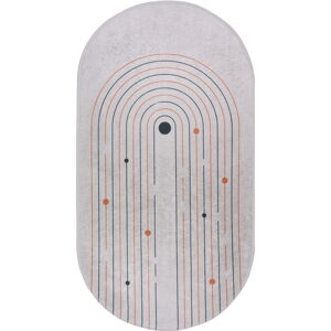 Krémový pratelný koberec 120x180 cm Oval – Vitaus