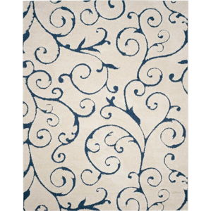 Modro-krémový koberec Safavieh Chester, 228 x 160 cm