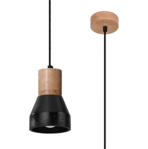 Černé závěsné svítidlo ø 12 cm Valentina – Nice Lamps