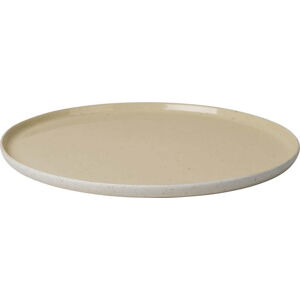 Béžový keramický jídelní talíř Blomus Sablo, ø 26 cm