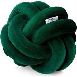 Zelený dekorativní polštář AmeliaHome Nancy Knot Grey