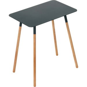 Černý odkládací stolek YAMAZAKI Plain, 45 x 30 cm