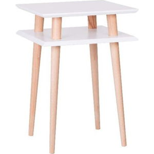 Konferenční stolek UFO Square White, 43 cm (šířka) a 61 cm (výška)
