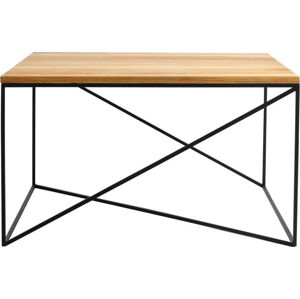 Konferenční stolek v dekoru dubového dřeva Custom Form Memo, 100 x 100 cm
