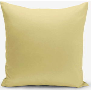 Hořčicově žlutý povlak na polštář Minimalist Cushion Covers Düz, 45 x 45 cm