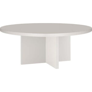 Bílý kulatý konferenční stolek ø 80 cm Pausa – Really Nice Things