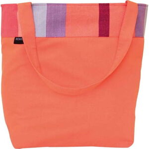 Oranžová bavlněná plážová taška Remember Coral