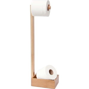 Dřevěný stojan na toaletní papír z dubového dřeva Wireworks Mezza