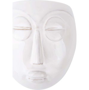 Bílý nástěnný květináč PT LIVING Mask, 16,5 x 17,5 cm