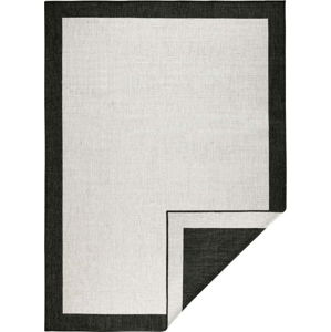 Černo-krémový venkovní koberec NORTHRUGS Panama, 80 x 150 cm