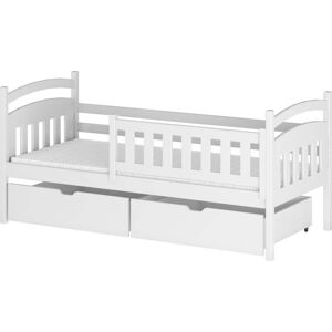 Bílá dětská postel s úložným prostorem 80x180 cm Terry - Lano Meble