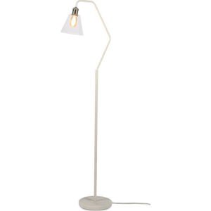 Bílá stojací lampa Citylights Paris, výška 150 cm