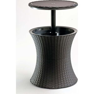 Kulatý zahradní stolek se zásobníkem na led 49.5x49.5 cm Cool – Keter