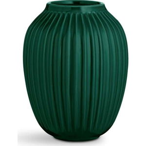 Zelená kameninová váza Kähler Design Hammershoi, výška 25 cm