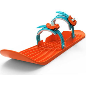 Plastová oranžová zimní lyže Gizmo Onefoot Miniski, 72 cm