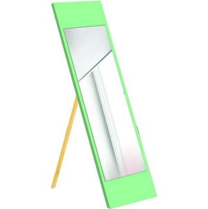 Stojací zrcadlo se zeleným rámem Oyo Concept, 35 x 140 cm