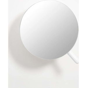 Bílé nástěnné kosmetické zvětšovací zrcadlo Wireworks Neutrino Gloss