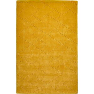 Žlutý vlněný koberec Think Rugs Kasbah, 150 x 230 cm