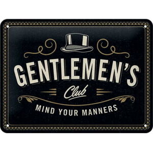 Nástěnná dekorativní cedule Postershop Gentlemen's Club