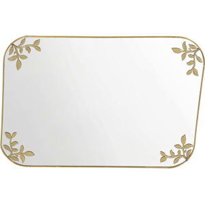 Dekorativní zrcadlo ve zlaté barvě A Simple Mess