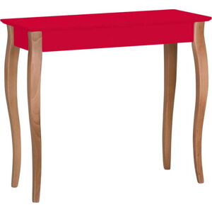 Červený konzolový stolek Ragaba Lillo, šířka 85 cm