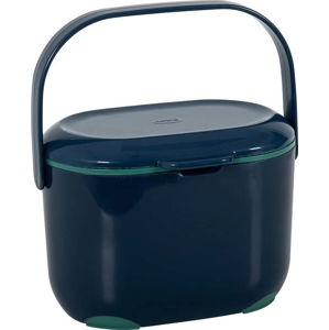 Modro-zelená nádoba na kompostovatelný odpad Addis Caddy, 2,5 l