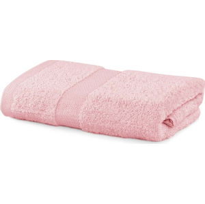 Růžový ručník DecoKing Marina, 50 x 100 cm