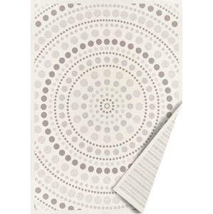 Bílo-šedý oboustranný koberec Narma Oola, 70 x 140 cm