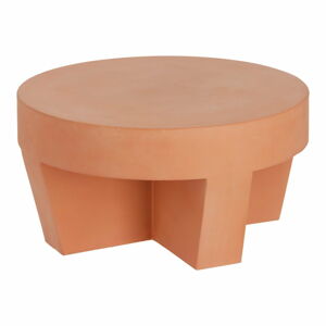 Terakotový odkládací stolek La Forma Vilena, ⌀ 60 cm