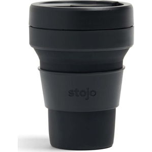 Černý skládací termohrnek Stojo Pocket Cup Ink, 355 ml