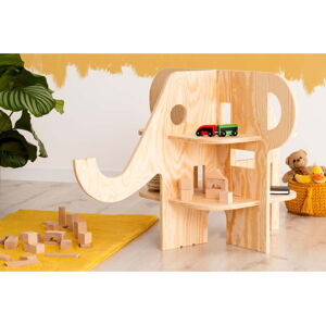 Dětská knihovna v dekoru borovice v přírodní barvě 90x60 cm Elephant - Adeko