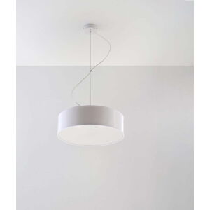 Bílé závěsné svítidlo ø 35 cm Atis – Nice Lamps
