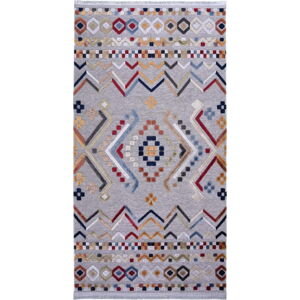 Šedý koberec s příměsí bavlny Vitaus Milas, 200 x 290 cm