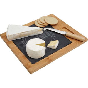 Set bambusového prkénka a nože na sýr Premier Housewares Cheese