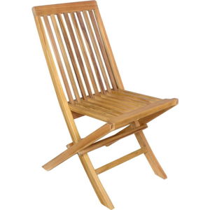 Sada 2 zahradních skládacích židlí z teakového dřeva Ezeis Sun