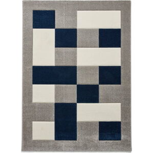 Modro-šedý koberec Think Rugs Brooklyn, 200 x 290 cm