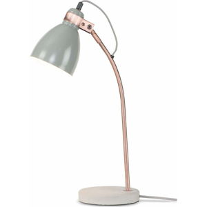 Šedá stolní lampa s kovovým stínidlem (výška 50 cm) Denver – it's about RoMi